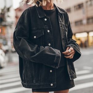 YMI Charcoal Denim Jacket